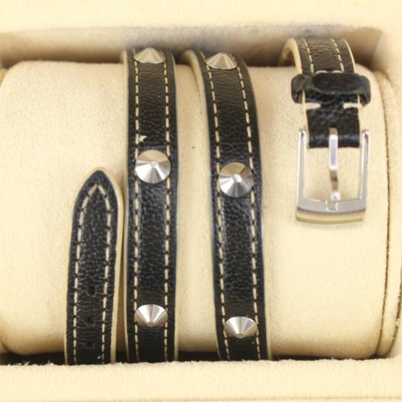 Louis Vuitton Triple Coiled Q1212 Tambour Watch 28mm Quartz 25lv37s - Picture 7 of 12